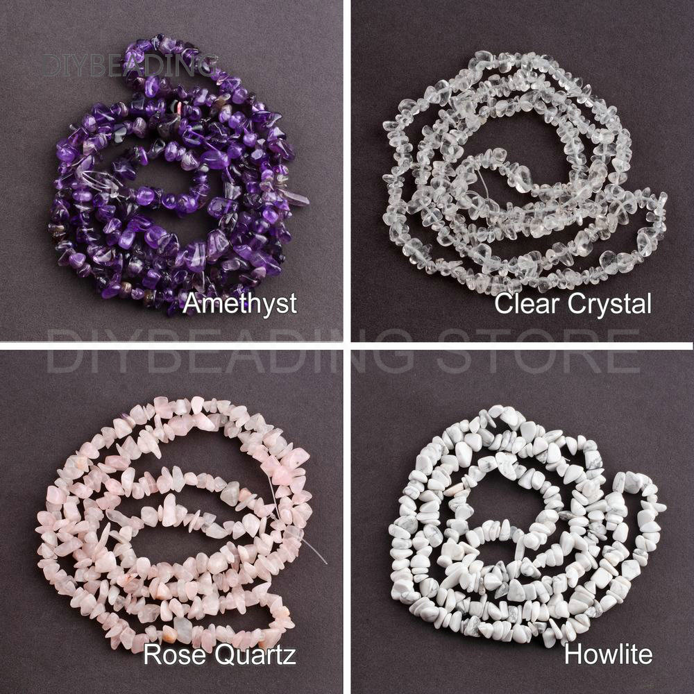 Jewelry Making University - Takı cips sürü toptan doğal Howlite/turkuaz/kaplan