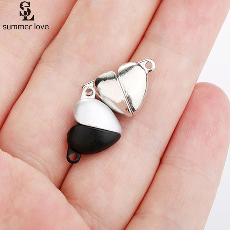 Jewelry Making For Couples - 10 takım/grup Kalp Şeklinde Güçlü Manyetik