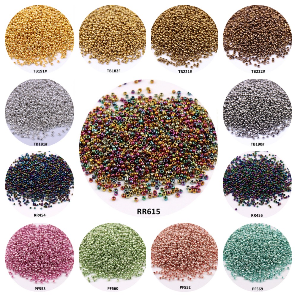 Jewelry Making Japan - Altın 15/0 Japon Seedbeads 1.5mm Üniforma