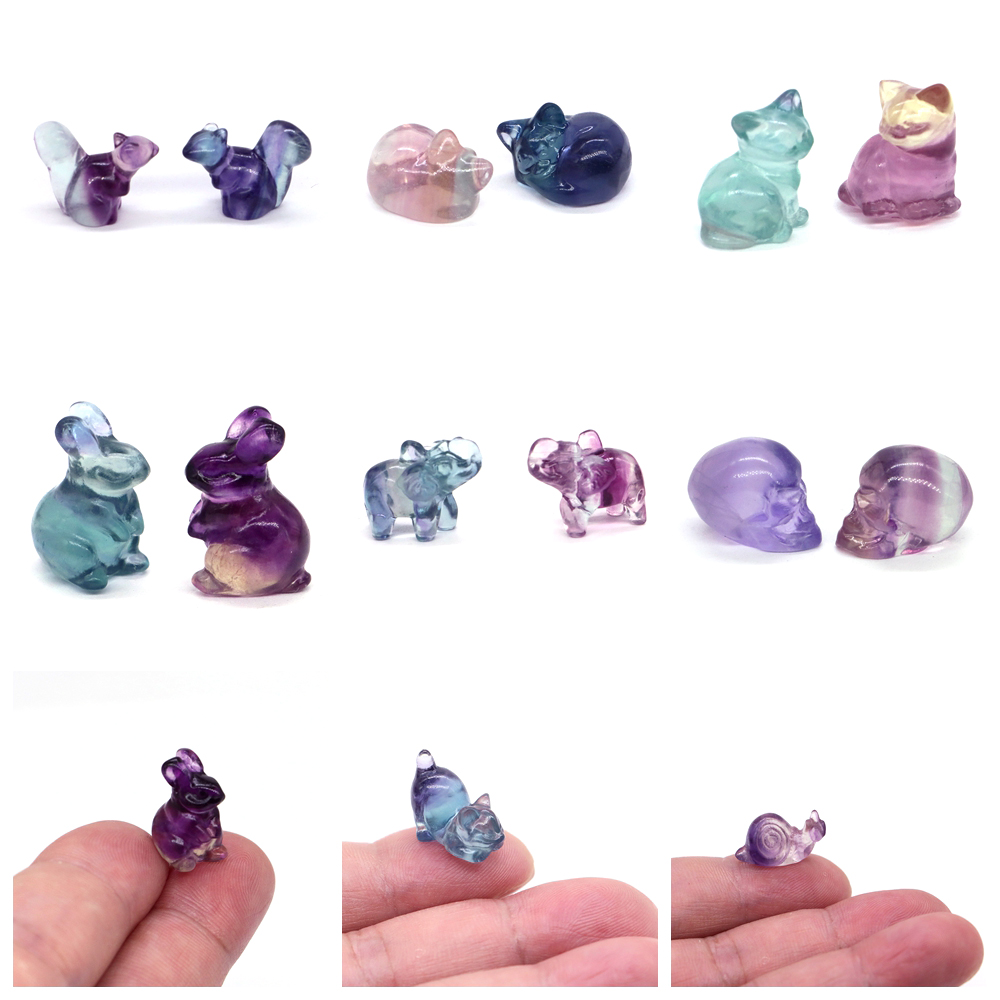 Jewelry Making Japan - 16-18mm Mini renk florit heykeli şifa
