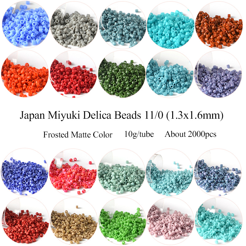 Jewelry Making Japan - 11/0 japonya Miyuki Delica boncuk buzlu