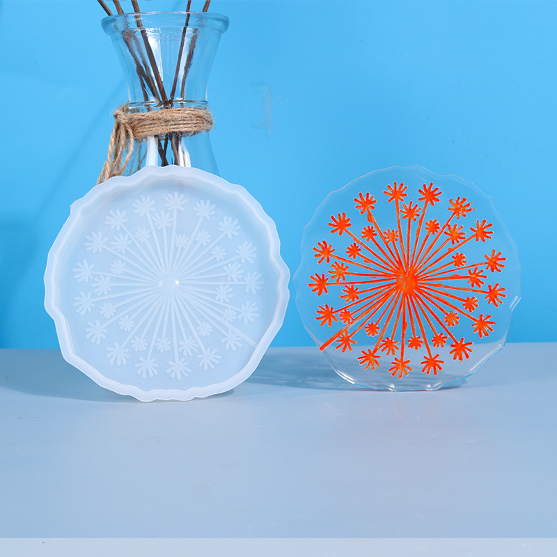 Jewelry Making Table - Karahindiba Coaster silikon kalıp DIY kristal