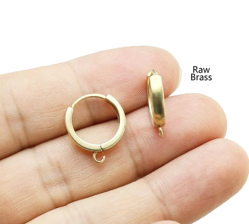 10 adet Pirinç Kulak Çemberler - Jewelry Making School incelemesi ve fiyatı