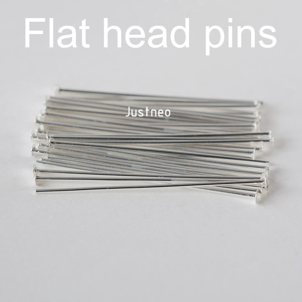 925 Ayar Gümüş Düz Başlı İğnel - Jewelry Making Head Pins incelemesi ve fiyatı