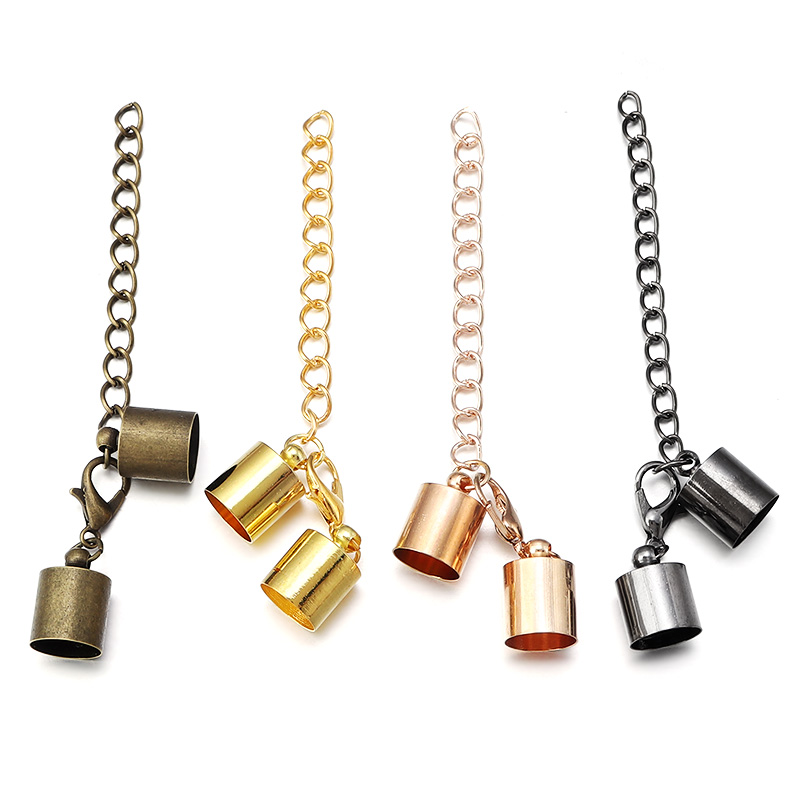 10 takım deri kordon uç kapakl - Jewelry Making Material incelemesi ve fiyatı