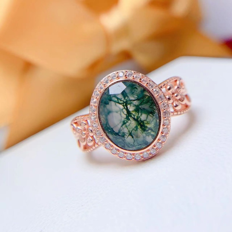 Doğal 8*10mm altın kaplama Mos - Jewelry Making University incelemesi ve fiyatı