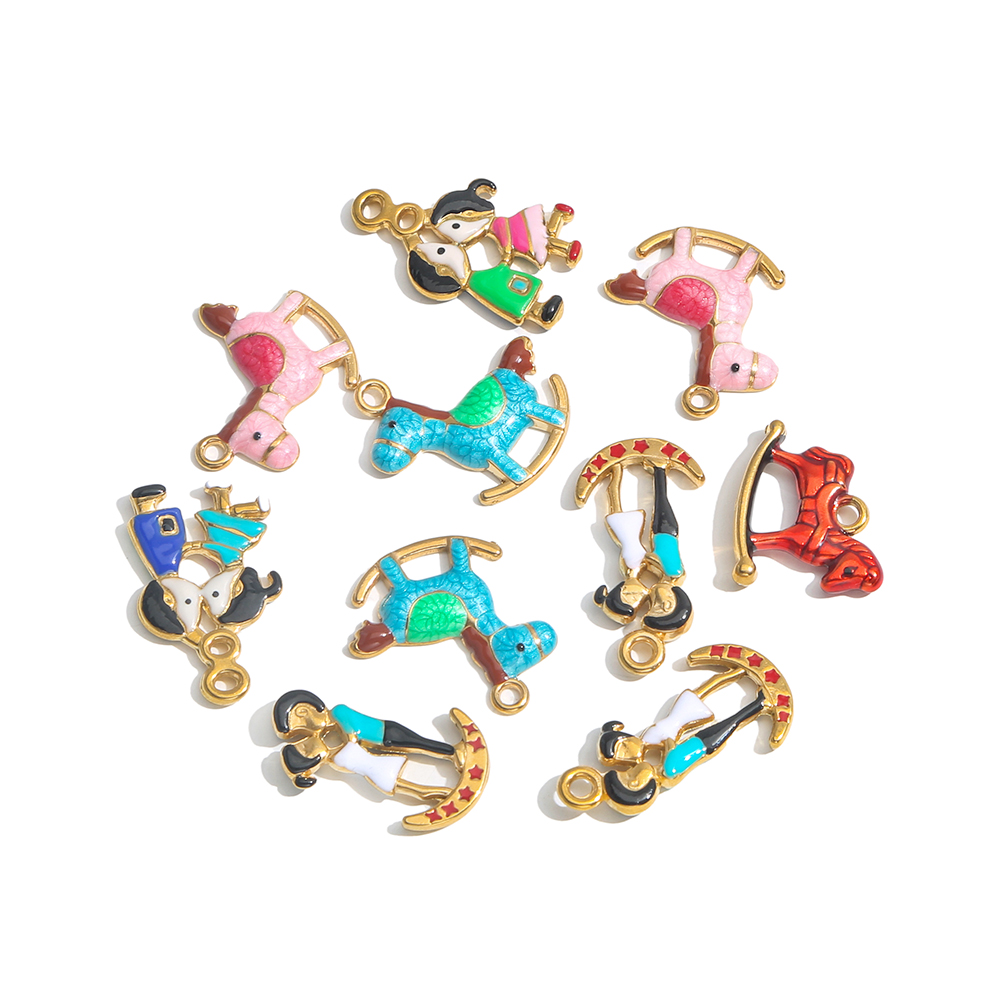 2 adet Paslanmaz Çelik Charm Ç - Jewelry Making For Couples incelemesi ve fiyatı