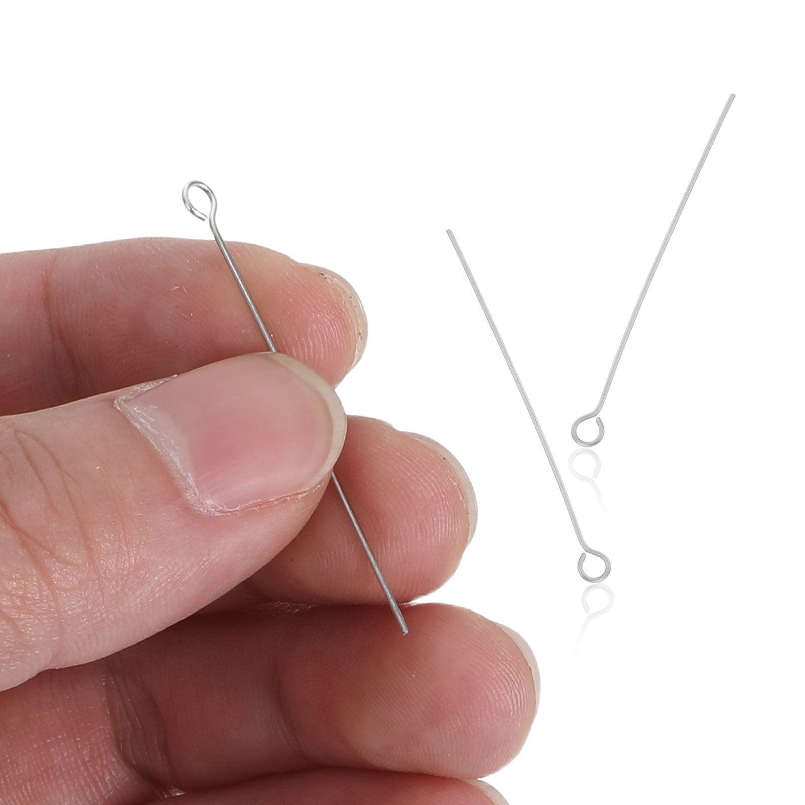 300 Adet Paslanmaz Çelik 40mm  - Jewelry Making Head Pins incelemesi ve fiyatı