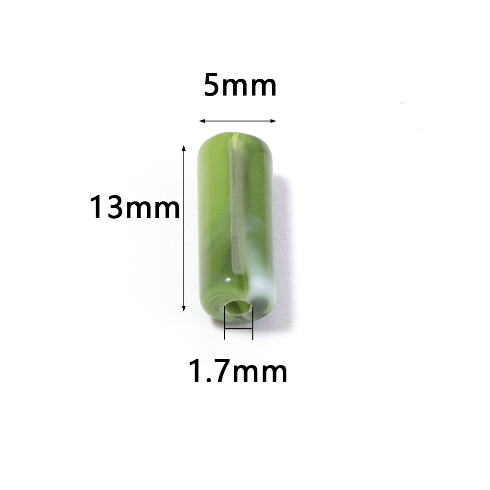 100 adet 5x13mm taklit yeşim t - Jewelry Making Stones incelemesi ve fiyatı