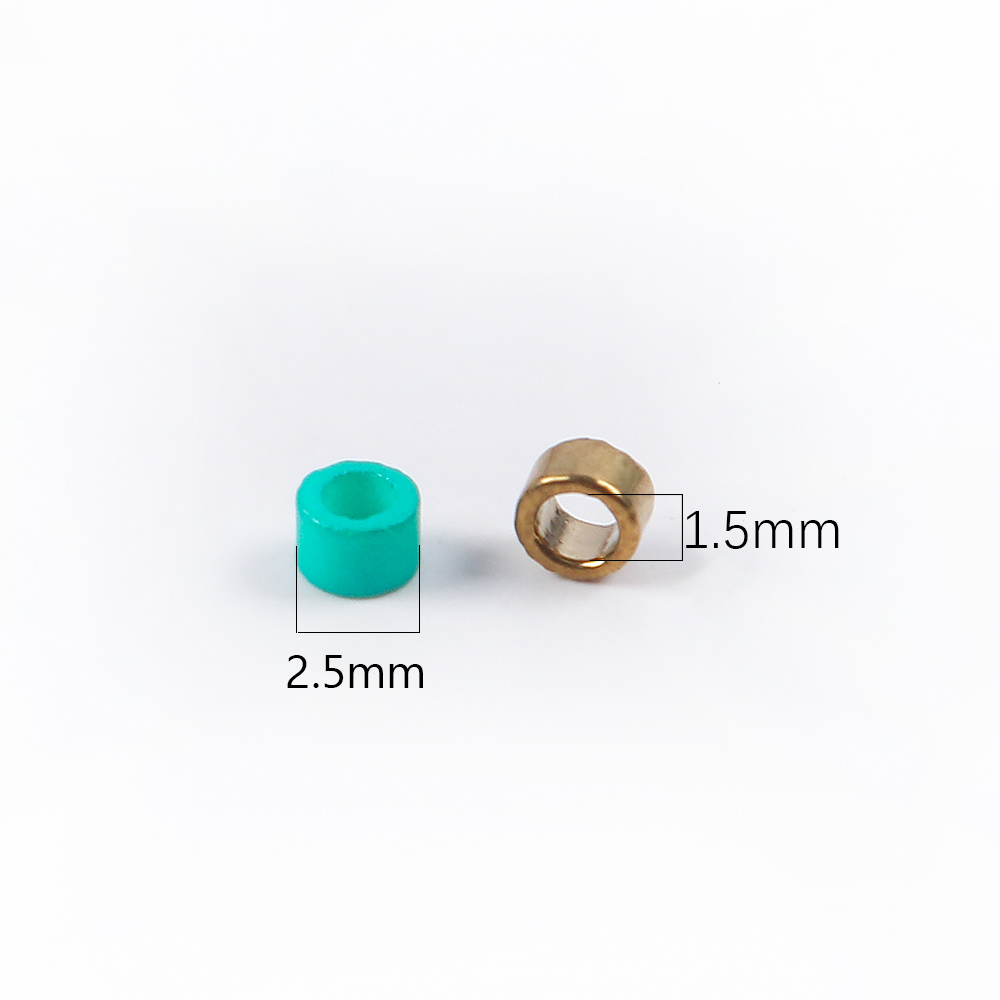 10g 2.5mm tüp boncuk çoklu ren - Jewelry Making Japan incelemesi ve fiyatı