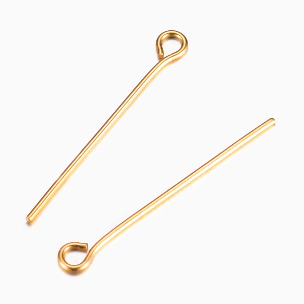 20 Adet Altın Paslanmaz Çelik  - Jewelry Making Head Pins incelemesi ve fiyatı