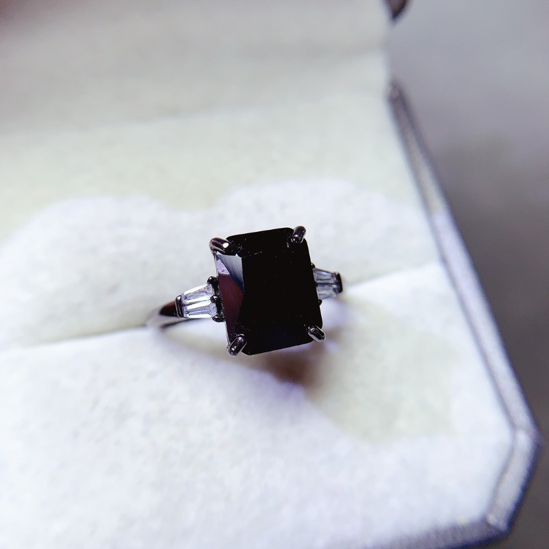 Doğal Dikdörtgen Siyah Spinel  - Jewelry Making University incelemesi ve fiyatı