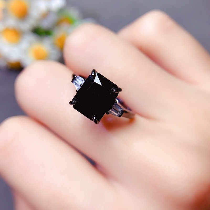 Doğal Dikdörtgen Siyah Spinel  - Jewelry Making University incelemesi ve fiyatı